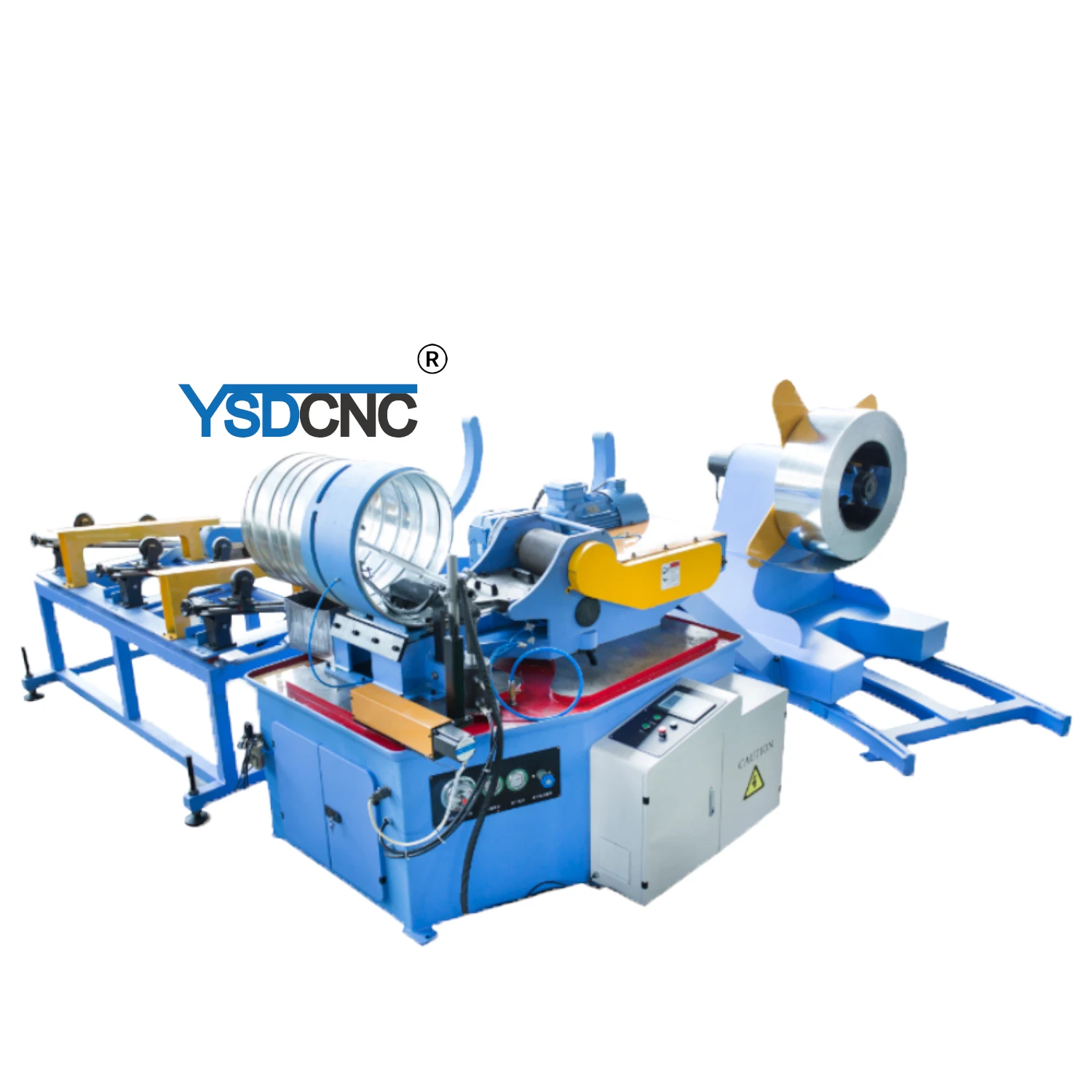 Ventilation Duct Production Equipment Spiral Tube Roll Making Machine Air Pipe Forming Machine