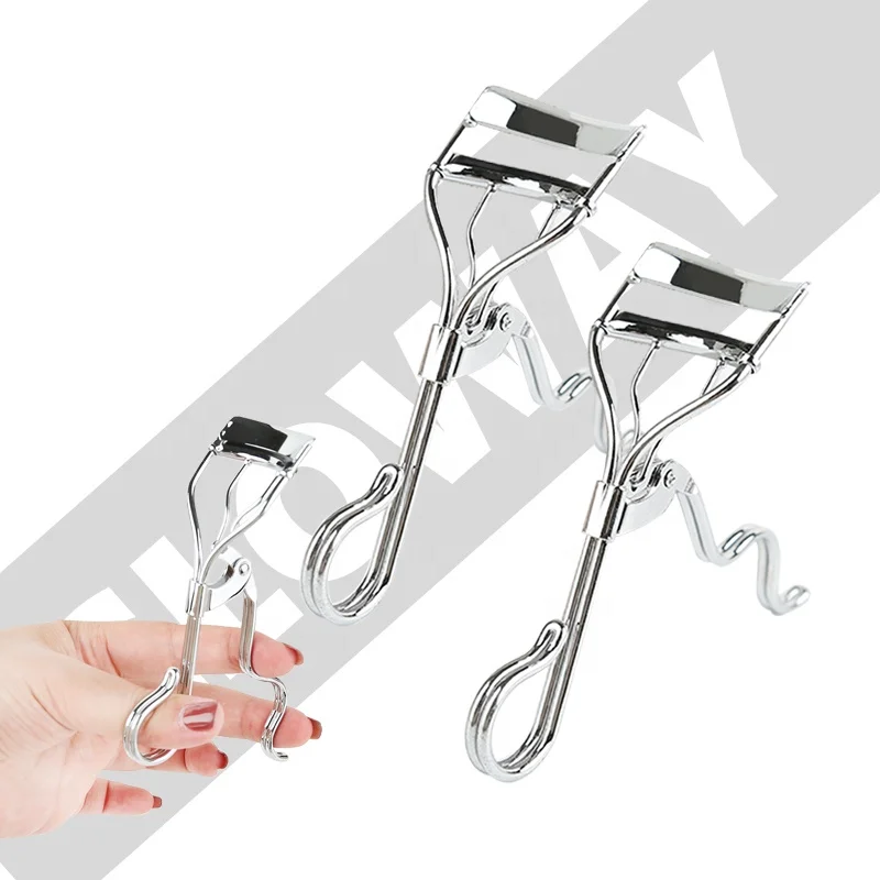 Stylish Design custom logo Eyelash Curlers Long-Lasting lash Curls with Pads for All Eye Shapes with an Easy Grip Handle