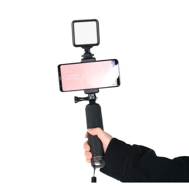 Waterproof Floating Hand Grip kit with light Compatible with GoPro and smartphone for Action Cameras