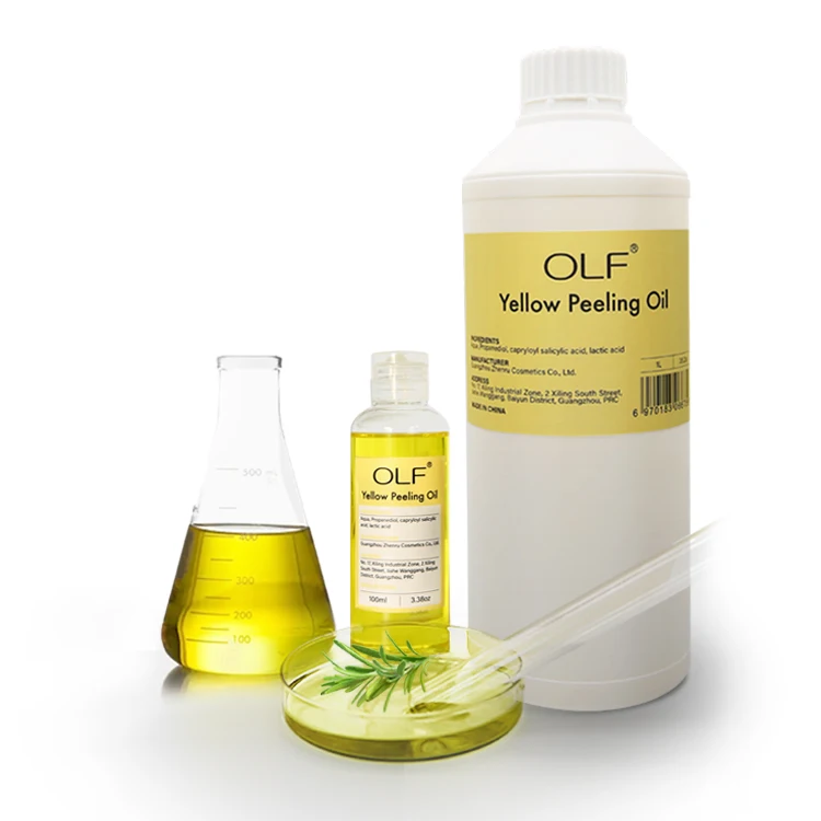 Private label peeling oil yellow skin whitening peeling oil for body