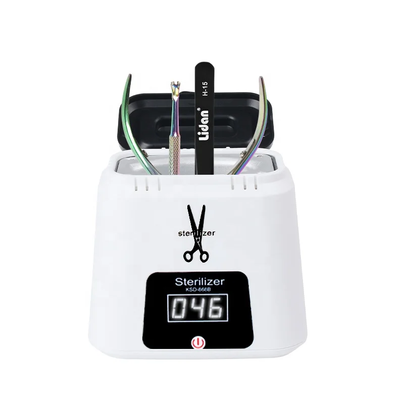 Lidan 868B Nail Tool Disinfection Machine Large-Capacity Automatic Temperature Disinfection Cartridge - Gift Disinfection Beads
