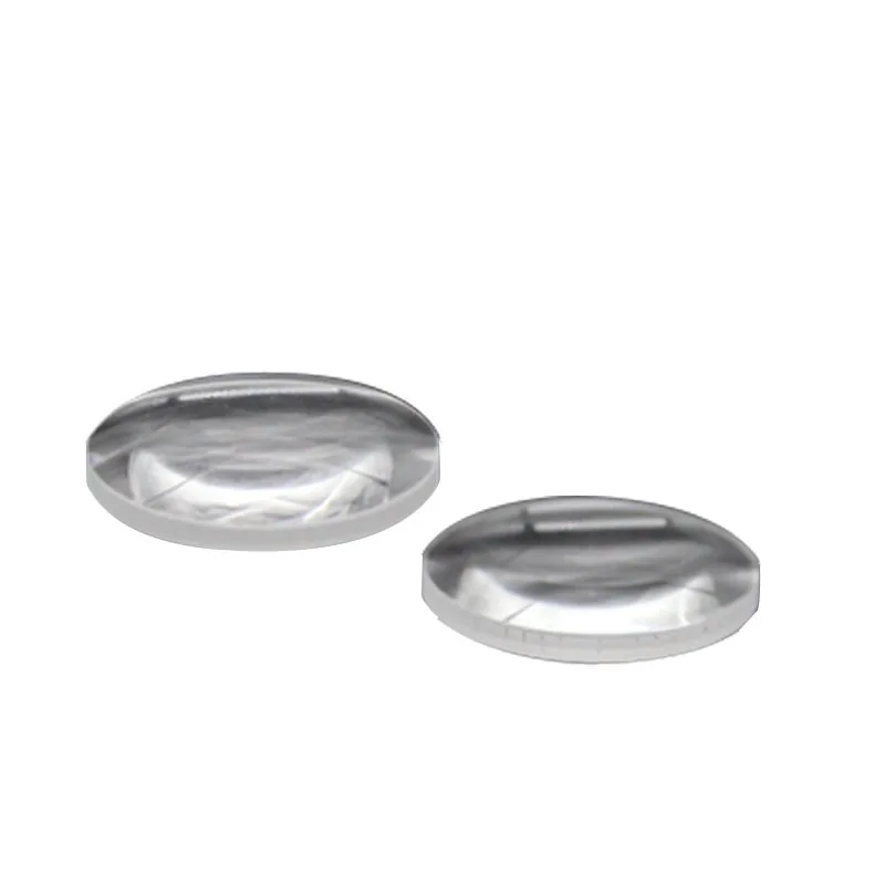 High transmittance 40mm quartz glass optical single convex lens for laser machine