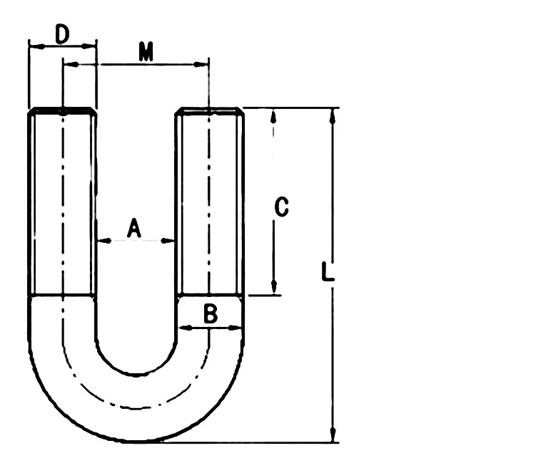 U bolt supplier u bolt rod clamp u clip bolt