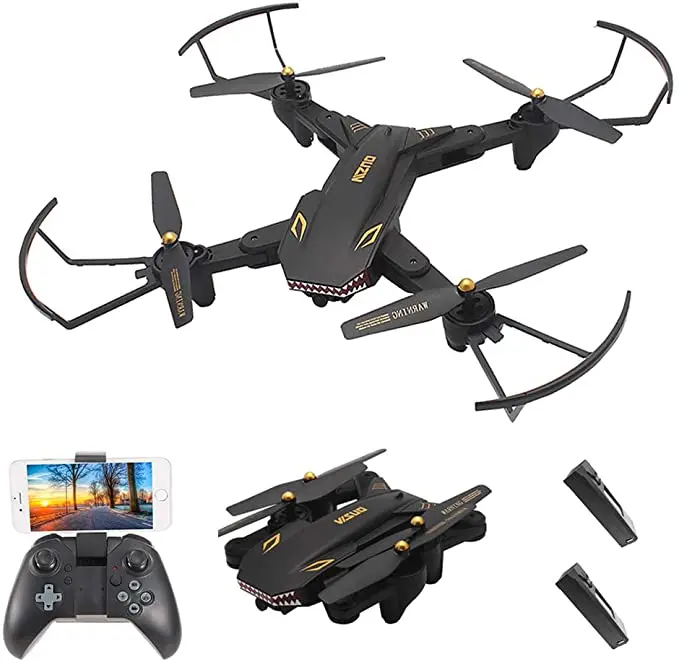 
Foldable Drone for Beginners WiFi FPV Drone 720P Wide Angle HD Camera Live Video Foldable RC Quadcopter 