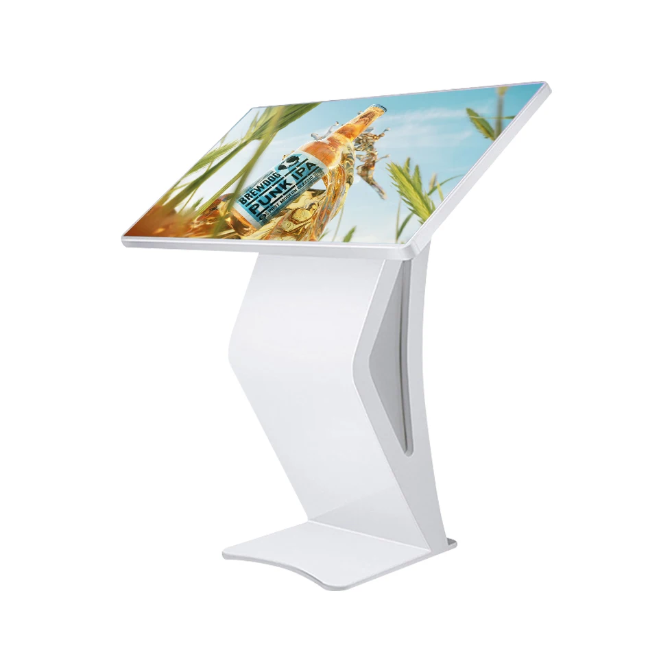 Horizontal advertising machine display query interactive touch machine ruinart champagne portable led display exhibition screen