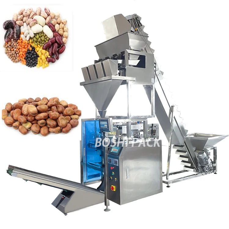 Automatic dal green beans mug and bean packaging machine sugar beans soybean pickle packaging machine