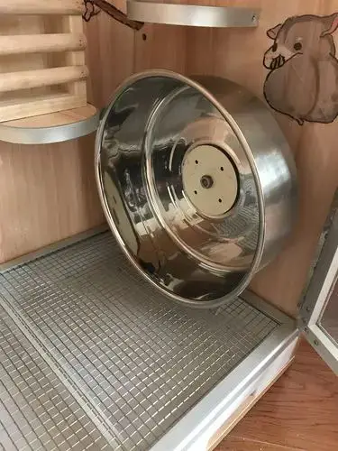 Большой бесшумный хомяк из нержавеющей