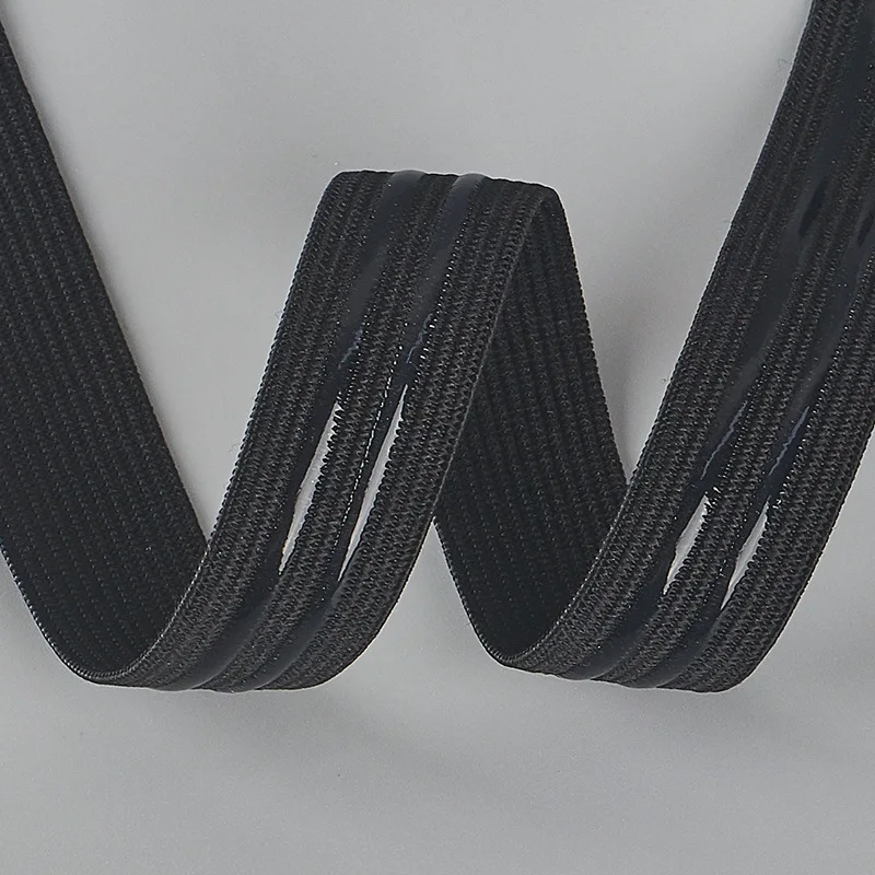 High quality anti-slip waving good price stretchy silicone elastic bands tape silicon elastic band 20mm for underwear