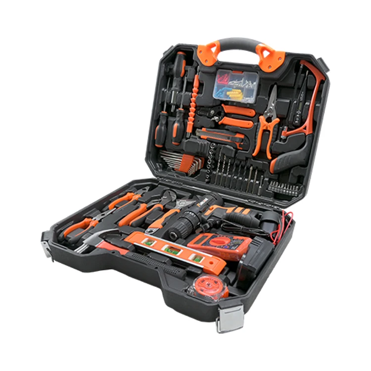 New Product  56-Piece Lithium Battery Two-speed Drill Set Drill Tool Kit Electric Tool Set Box