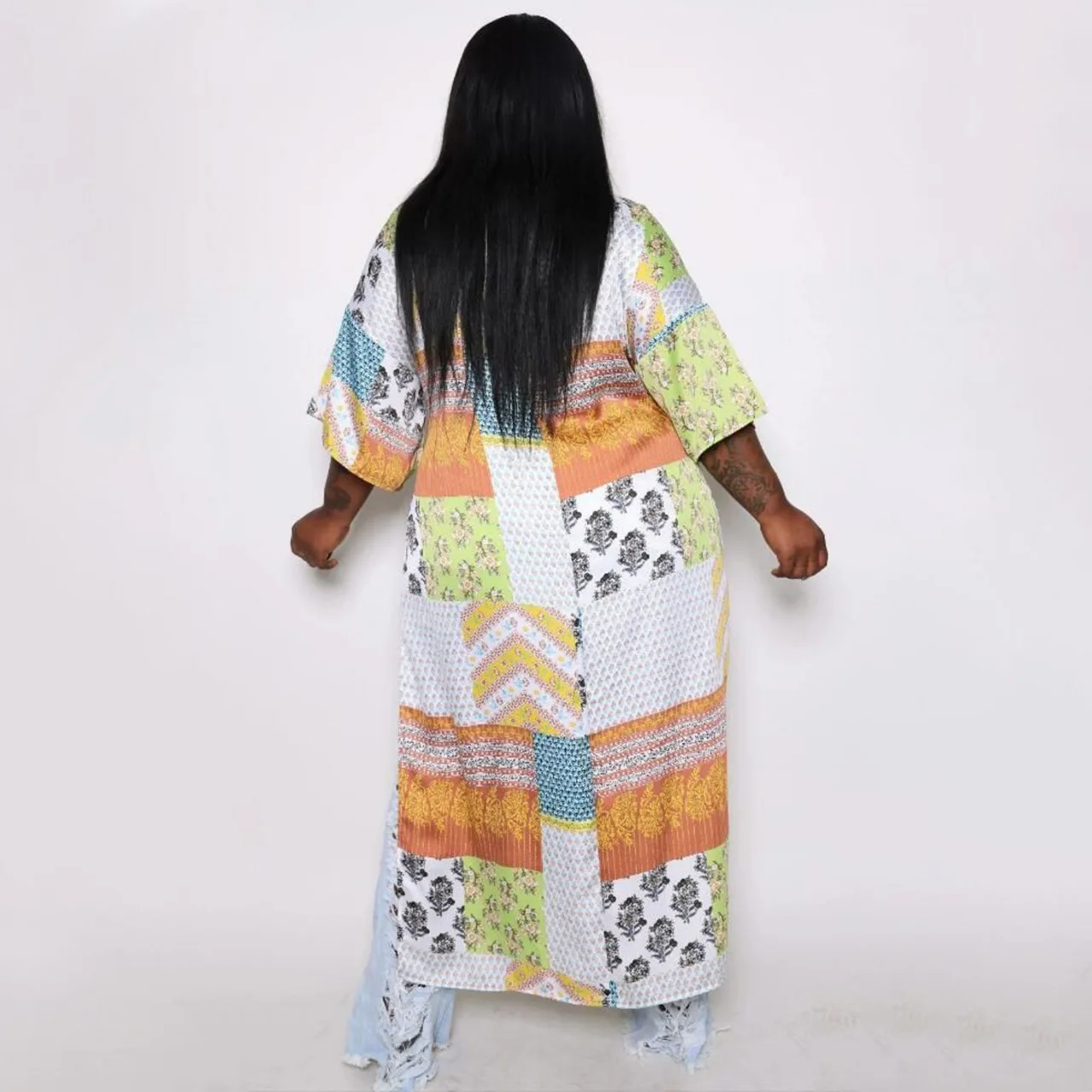 Summer Dress 2024 Clothing Plus Size Women Clothing Midsummer Vacation Wear Vacation Beach Skirt Robe Dress