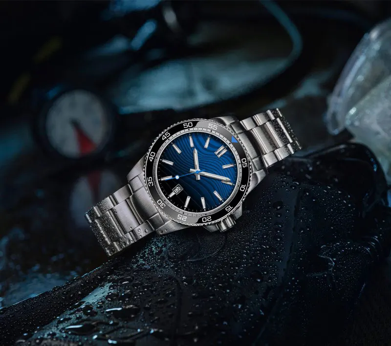 Custom OEM Colorful 316L Stainless Steel 500 Meters Water Resistant 50atm 50bar Deep Diving Automatic Watch For Diver