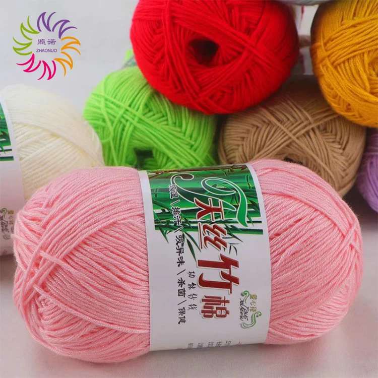  ZHAONUO wholesale glove cotton cone bamboo fiber yarn