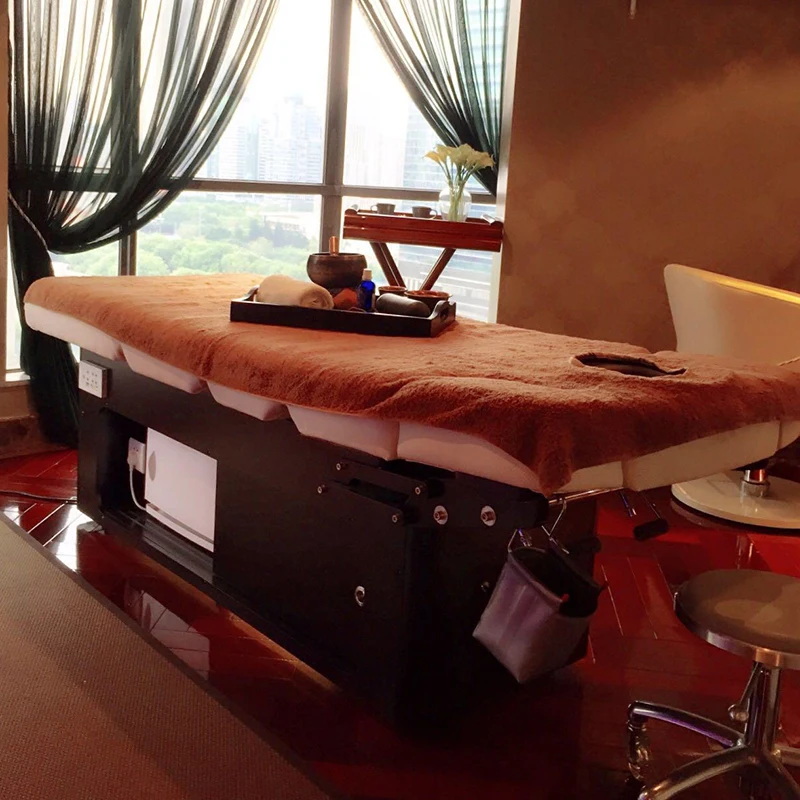 Hot Sales Adjustable Spa Bed Electric Massage Bed Table