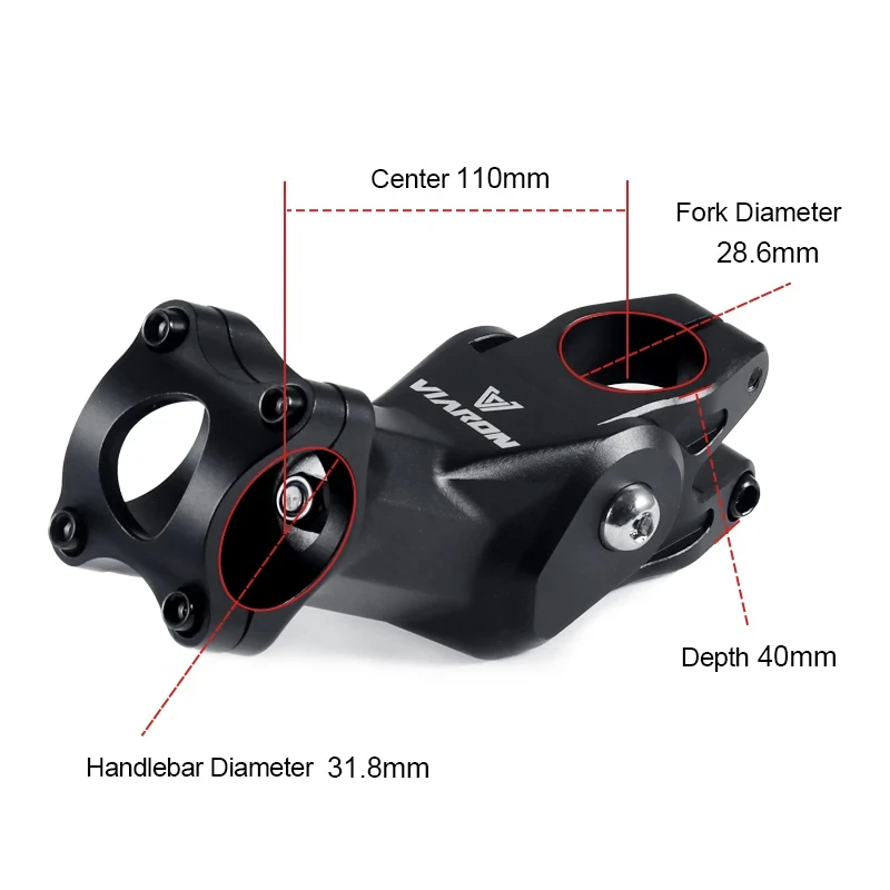 BOLANY Suspension Damper Stem Bicycles Shock Absorbing Bike Handlebar Stem for Road Gravel