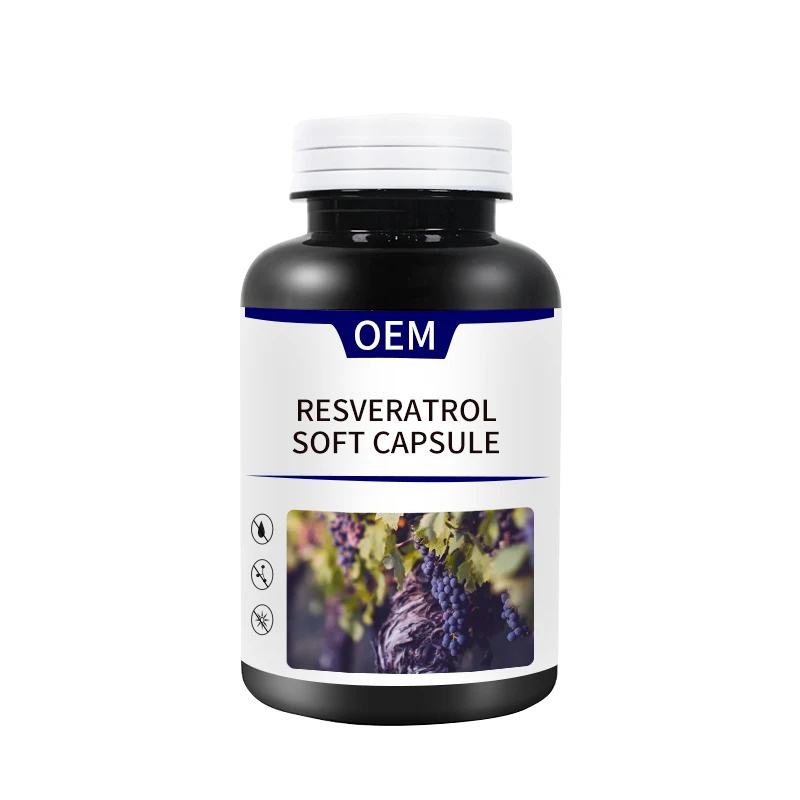  High quality natural resveratrol grape seed soft capsule health food