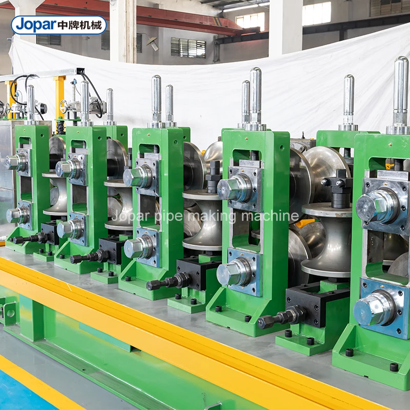 Jopar Steel Square Pipe High Pressure Steel Pipe Production Line Steel Water Well Casing Pipe Mill ss production line