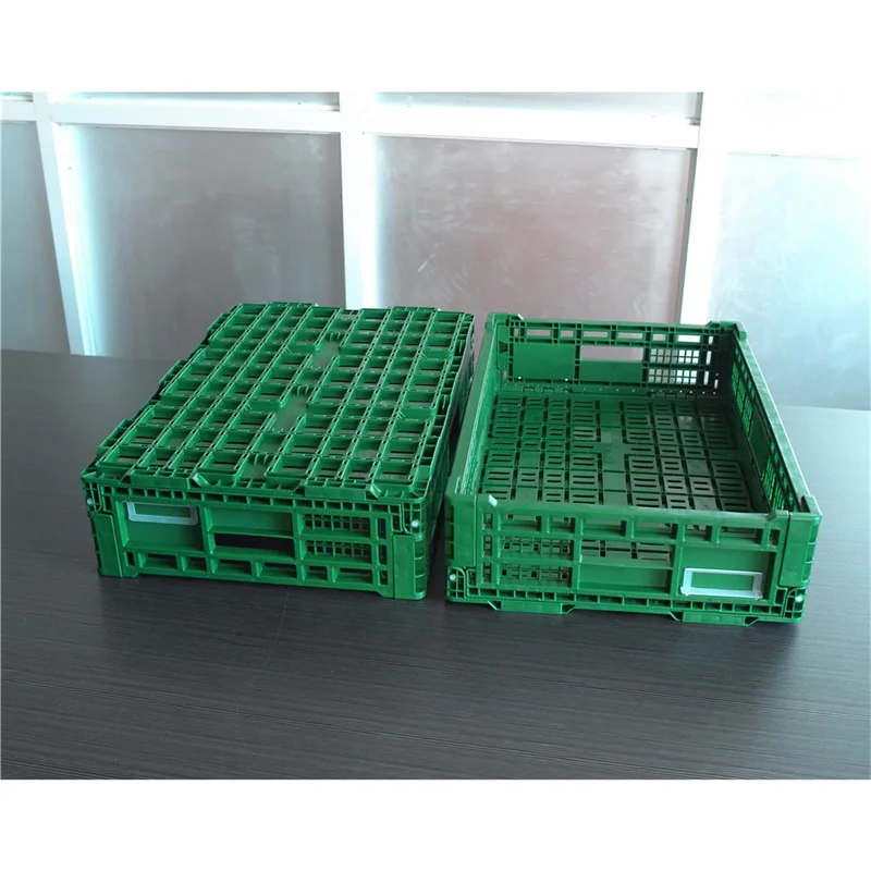 600x400x140mm Foldable Ventilated Plastic Box basket for fruit and vegetable