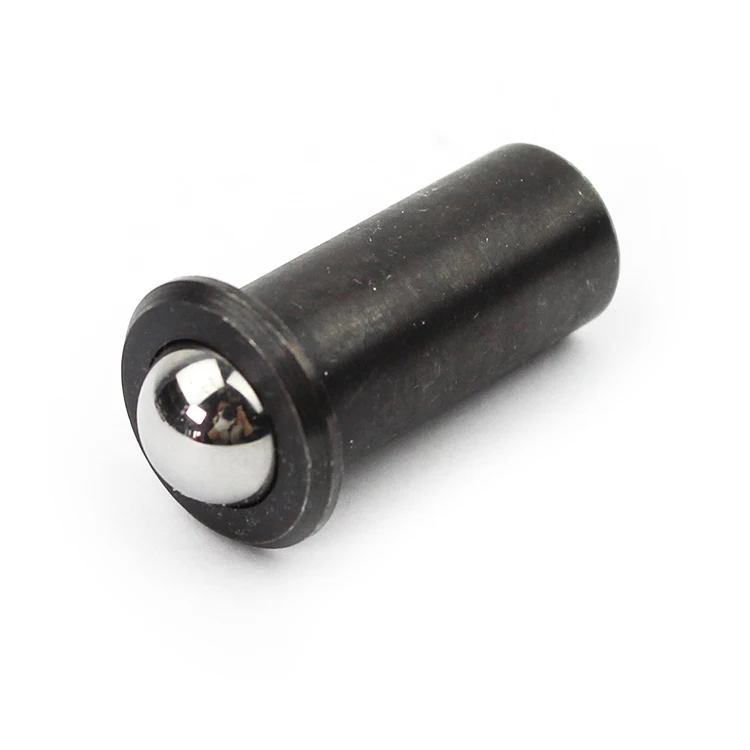 Custom stainless steel press fit ball nose spring plunger plain finishing long nose spring plunger for automation equipment