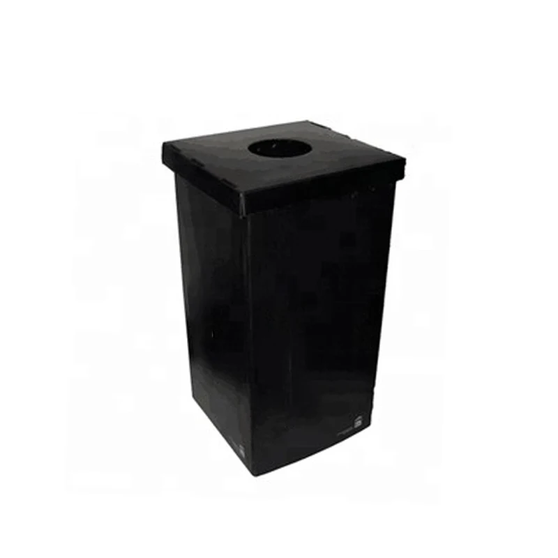 Recycle Corrugated Plastic Trash Bin