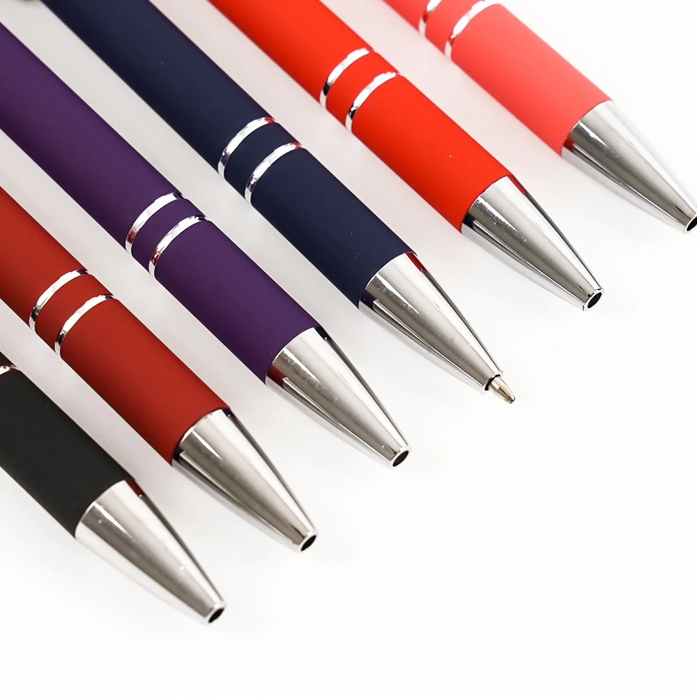 Promotional Gift Multi-function with Stylus Tip Soft Touch Screen Pen 2 In 1 Custom Logo Luxury Metal Ballpoint Pens