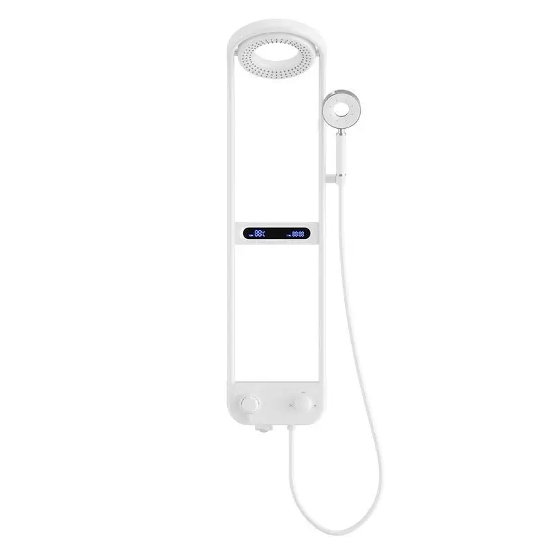 All copper spray shower screen intelligent shower integrated digital display constant temperature household integrated shower