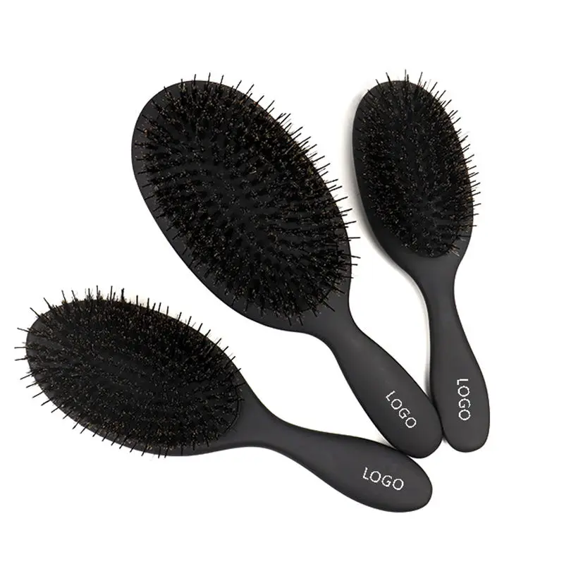 5 Colors Hairbrush Custom Logo Dry Wet Brush Detangling Hair Brush For Scalp Massage Nylon Boar Bristle Hair Extensions Brush