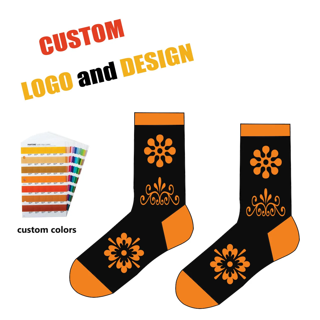 Wholesale Premium Custom Custom Elite OEM Knitted Socks Causal Multiple Colors Socks Crew Socks