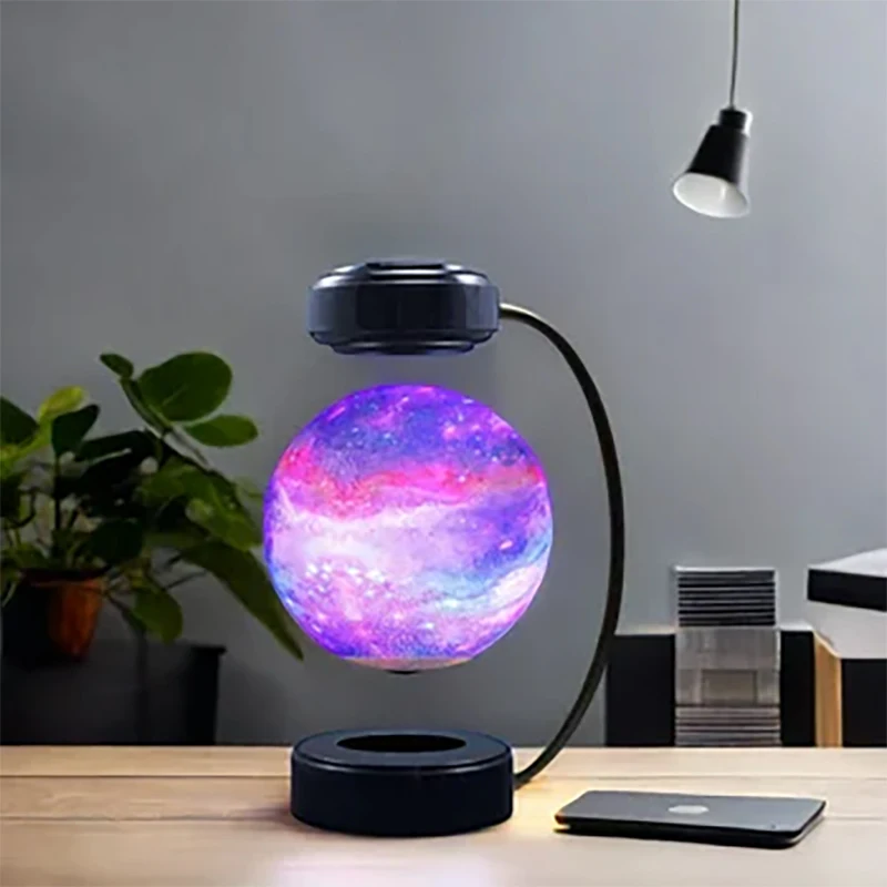 Suspended celestial sphere Lunar lifting table light sensor 3D printed night light birthday gifts