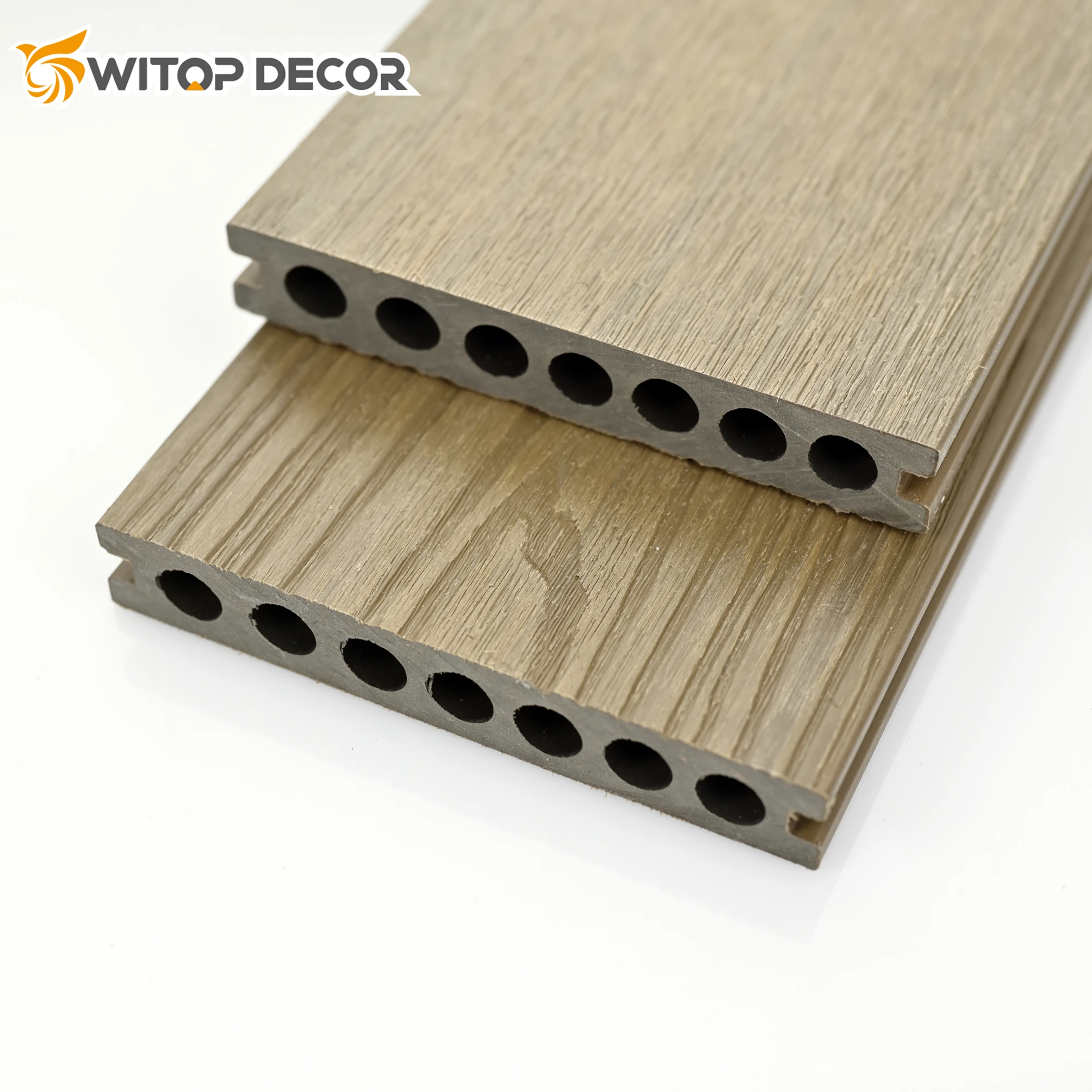 Cheap Artificial Hardwood Lumber Wood Plastic Composite Deck Boards Wood Texture Flooring Outdoor Floor Wpc Decking
