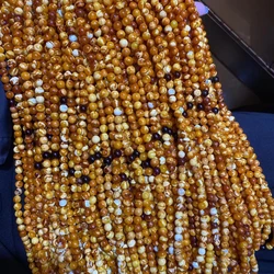 pure Natural amber Russian Baltic Amber European return old wax Red Amber Beads Muslim prayer beads