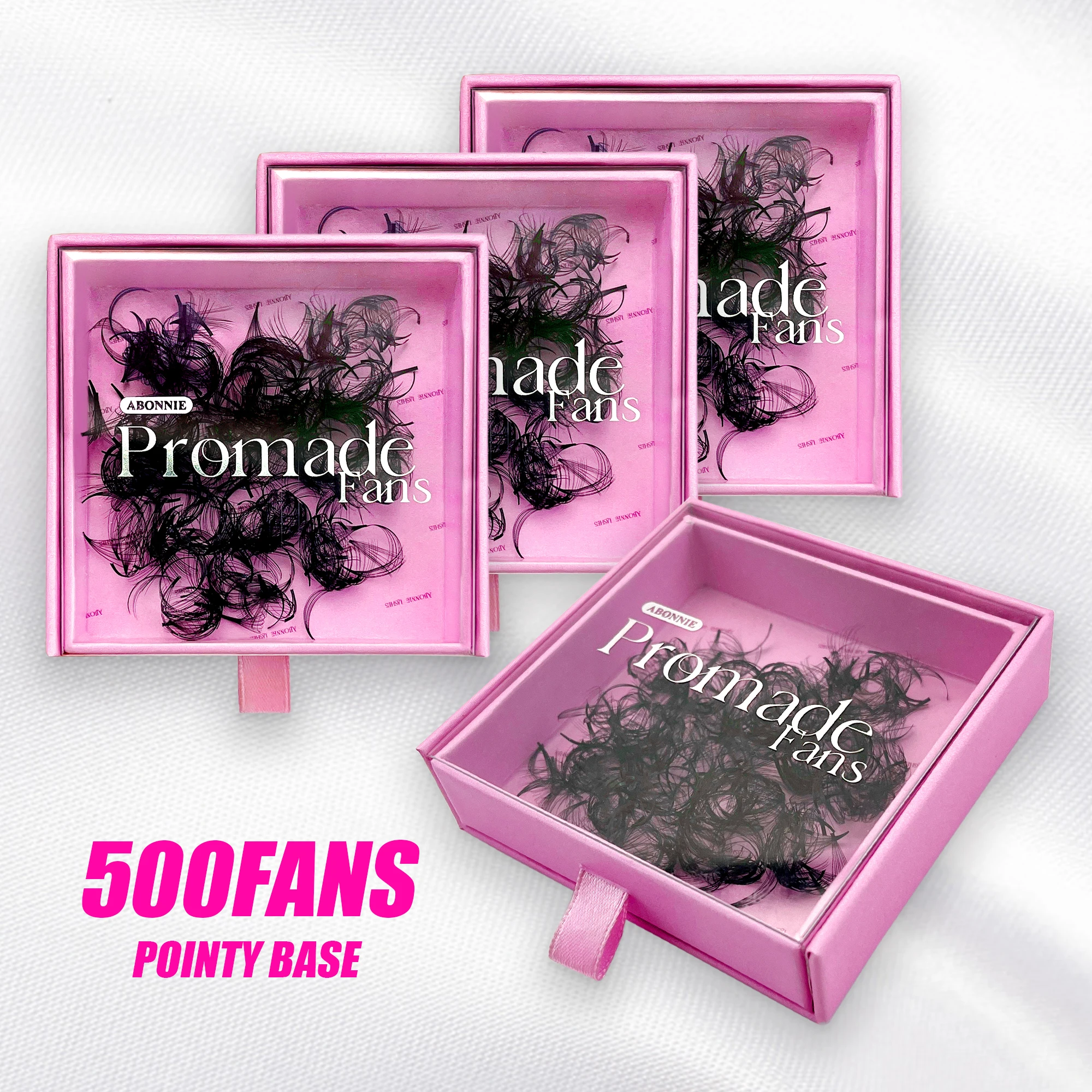 1000 накладные ресницы Abonnie 0 07 ручной работы 03 05