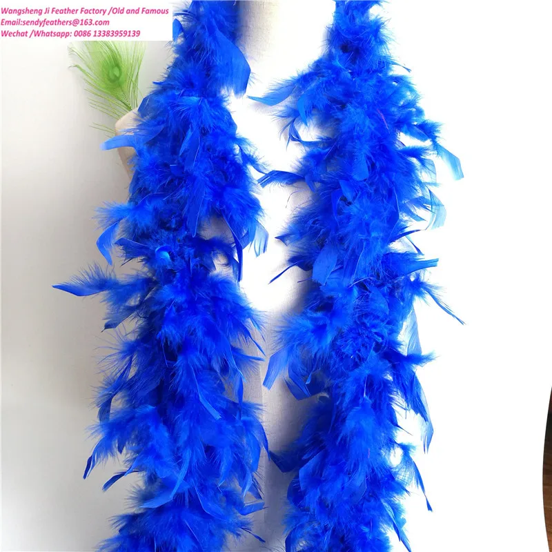 40g Christmas Boa Turkey feather chandelle  Boa for decoration