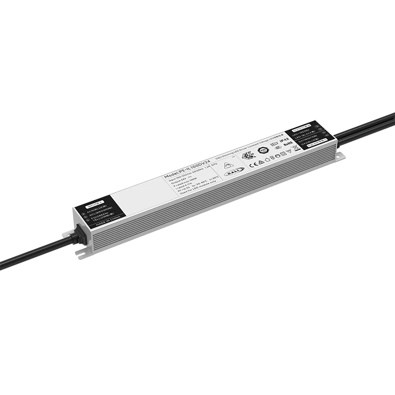 5 years warranty Triac 0-10v 5 in 1 Dimmable LED Driver IP67 led power supply 100w dc 24v 12v led driver for led light