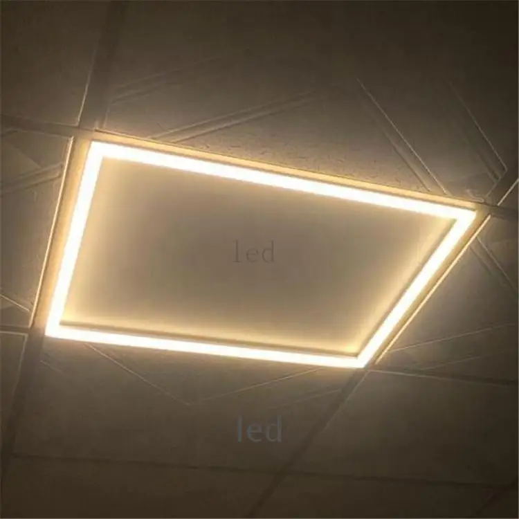 Aluminum Alloy wifi tuya RGB RGBW dimmable Bracket and PMMA Diffuser Plate 40W 50W 60W 2*2 Pendant Led Panel Light