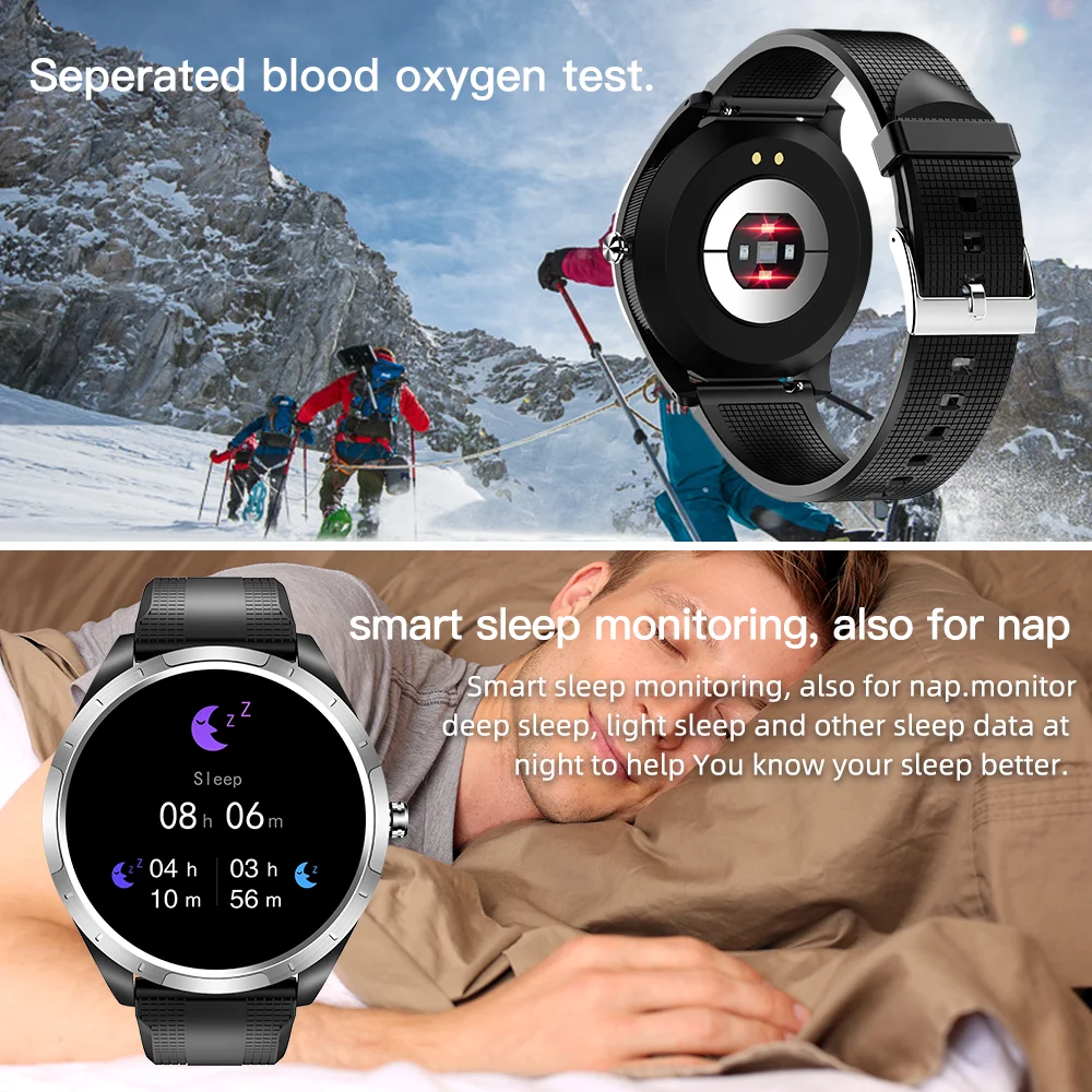 Multi language smart watch ECG monitoring professional IP 68 waterproof heart rate control smartwatches wearing