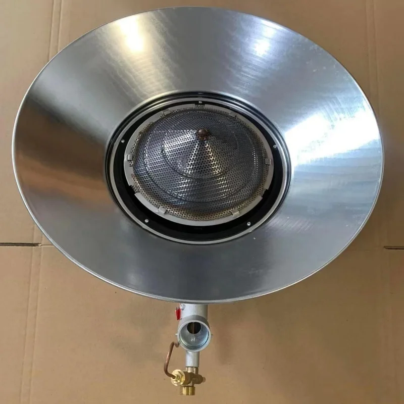 Aluminum Steel Stainless Steel Infraconic Radiant Brooder Umbrella Gas Heater Poultry Farms New Used Condition Engine Pump Motor