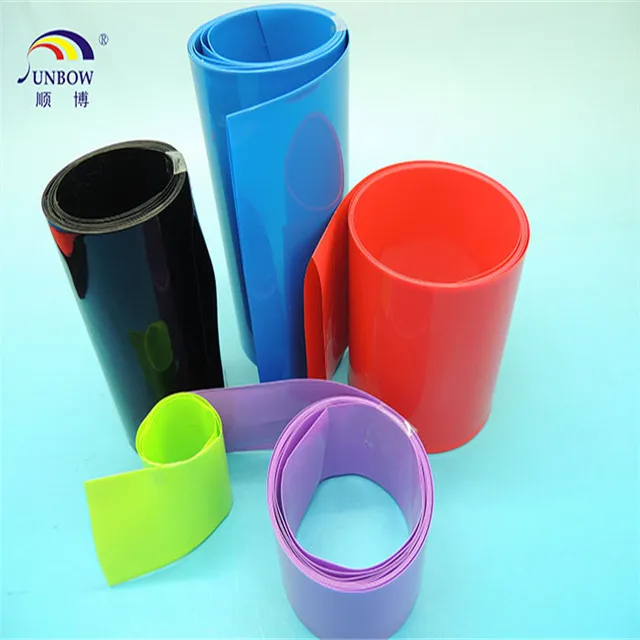 Хорошая продажа, термоусадочная трубка из ПВХ синего цвета для 18650 21700 32650 аккумуляторной батареи