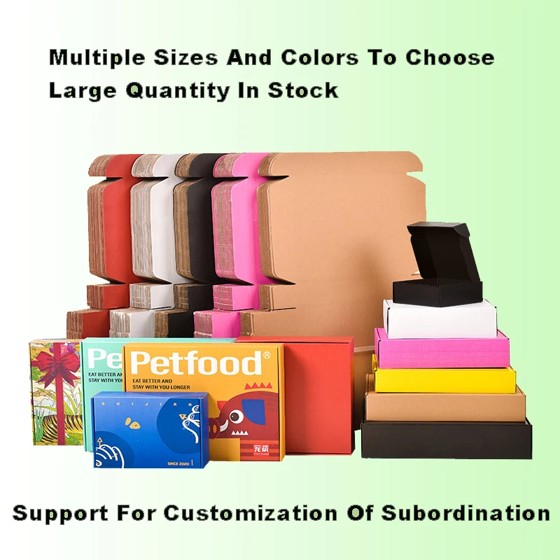 Custom Attractive Price Hot Sale Kraft Portable Biodegradable Environmental Compostable Corrugated Packaging Clothing Mailer Box