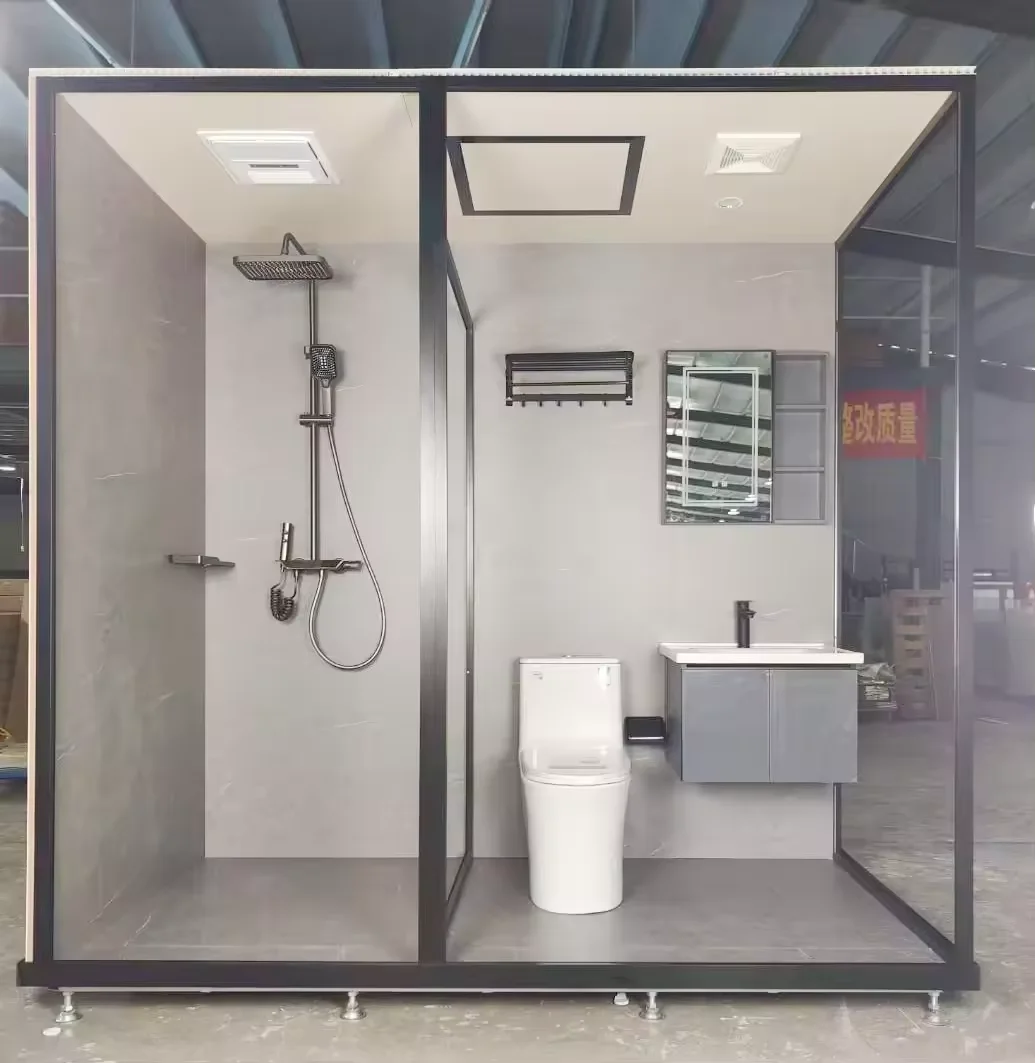 Home Hotel Bathroom Prefab Modular Pod Prefabricated Units Shower Toilet Cabin