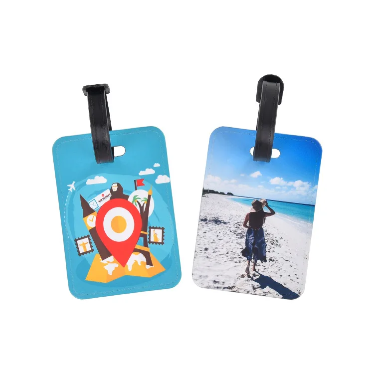 Multiple Pattern Selection Customized Logo Luggage Travel Tag Blank