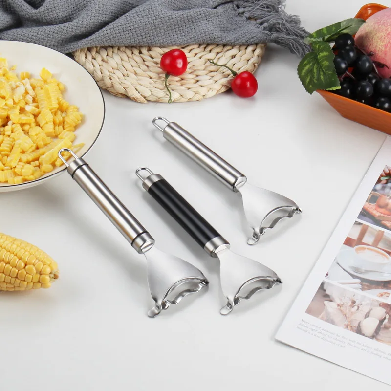 Amazon Best Sale Stainless Steel Multifunction Corn Cob Stripper Vegetable Slicer Kitchen Tools