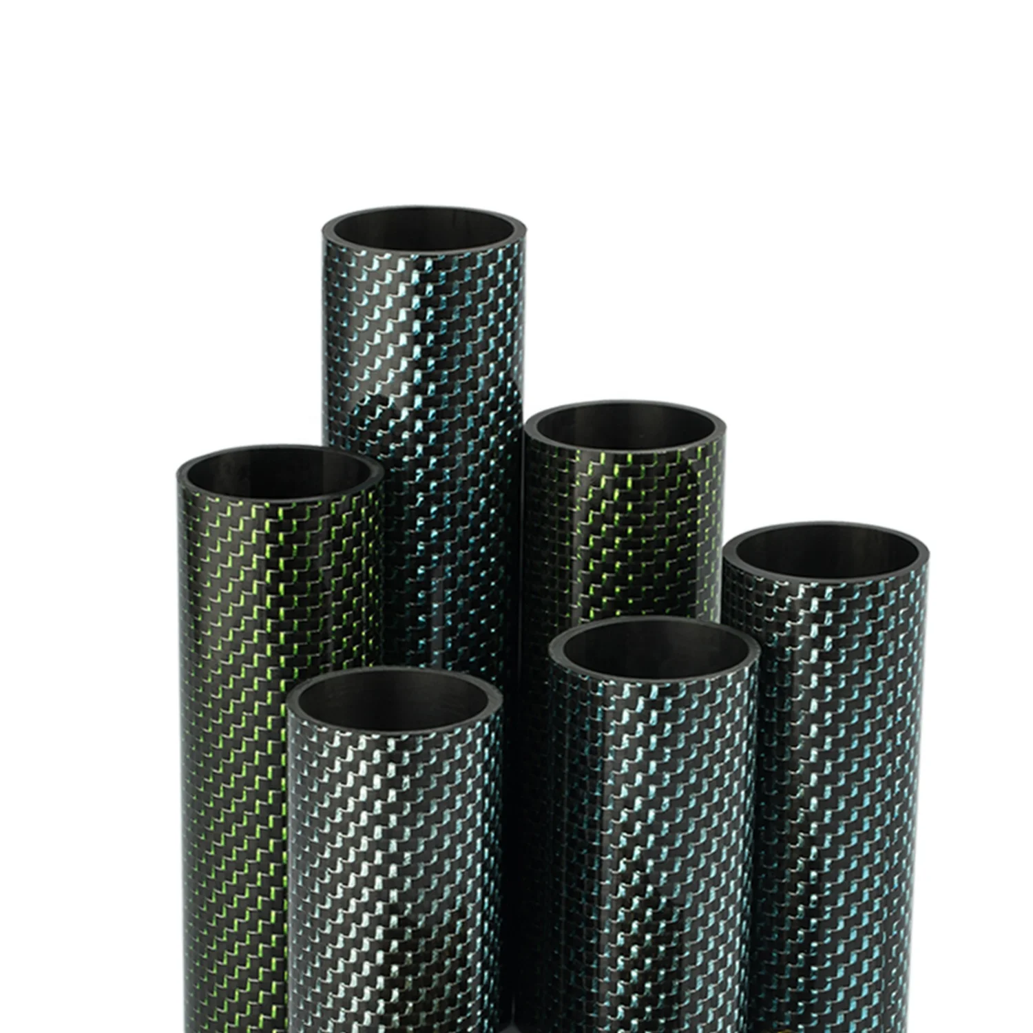 Whale stone High Quality 10mm 14mm 16mm 18mm 20mm Carbon Tubing Carbon Fiber Tube Supports Customized Gold Wire Carbon Tube