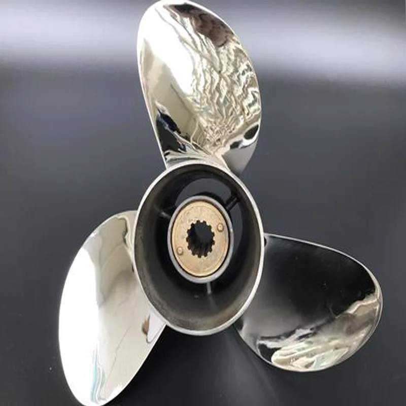 CE Certificate Stainless Steel 3 Blade Outboard Motor Propeller