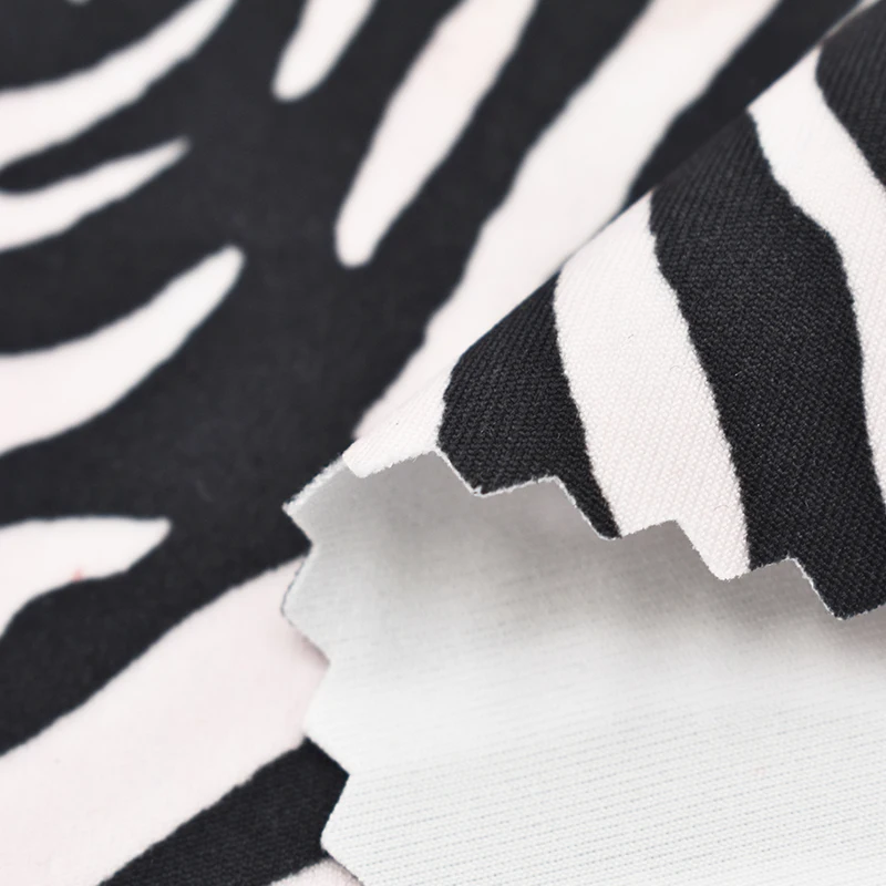 Spandex/Polyester Material Fabric recycle sexy bathing suit Print Swimwear Fabric