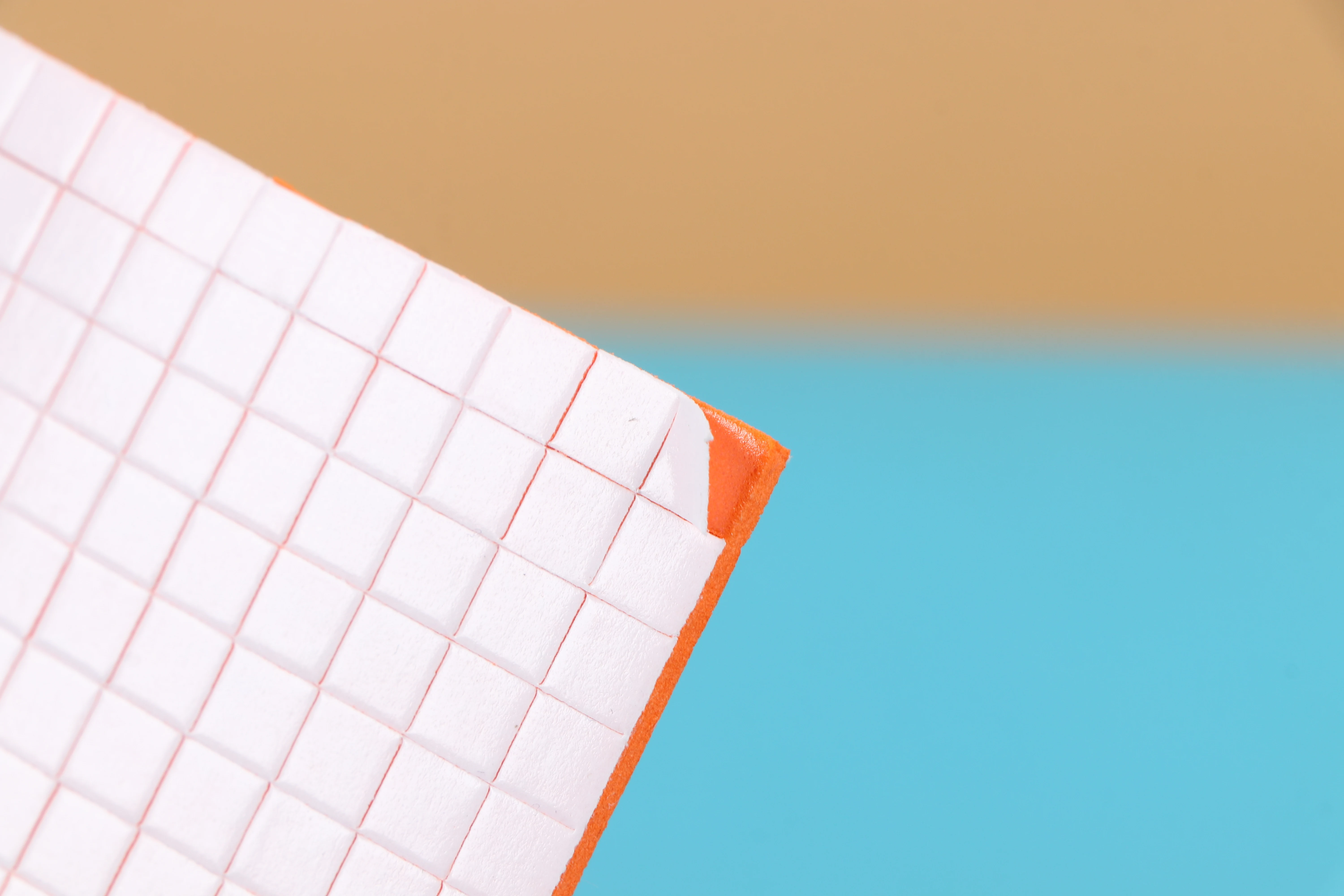little small squares 264 dots white crafts pre cut orange color double sided sticky EVA foam sheets