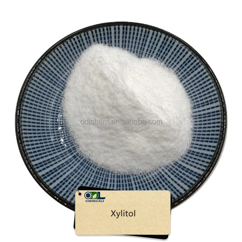Wholesale Bulk Food Grade Xylitol Powder 87-99-0 Manufacturer Dried Style Sweeteners Gum Base Food Additives Bag Drum Packaging