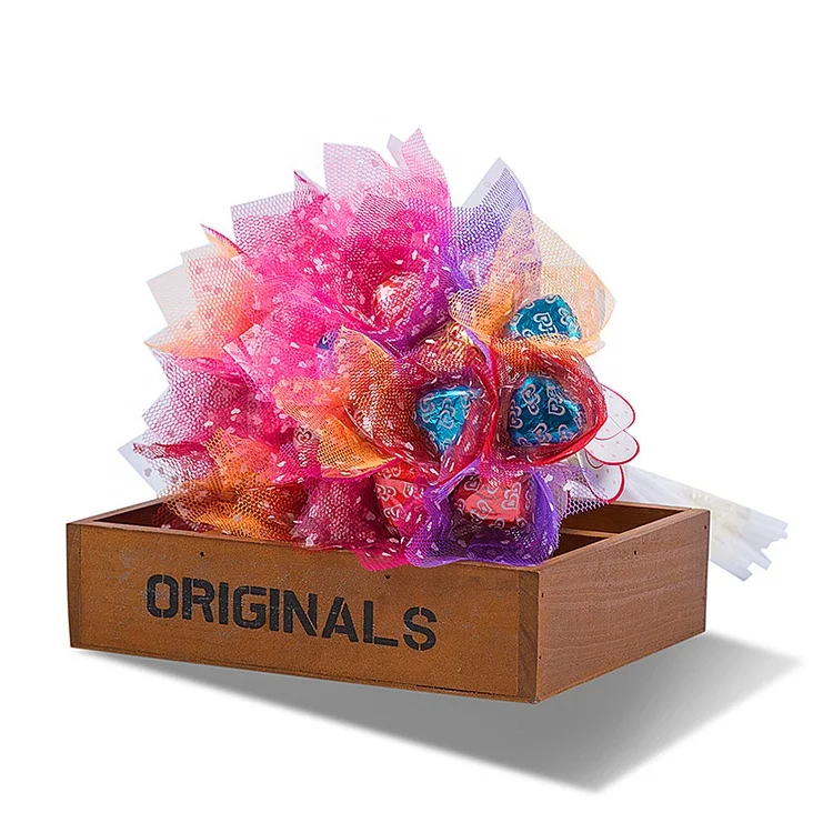  Оптовая продажа с завода разноцветная коробка для розы шоколада