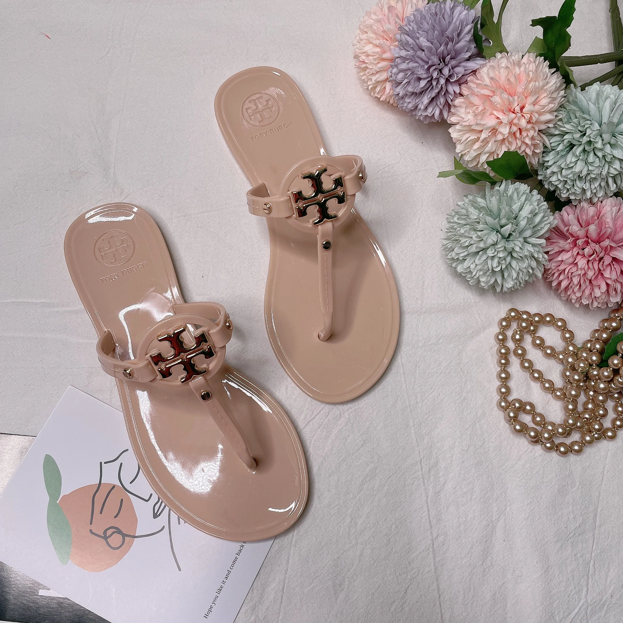 Модные новые высококачественные Шлепанцы из желе и стекла, женские летние шлепанцы