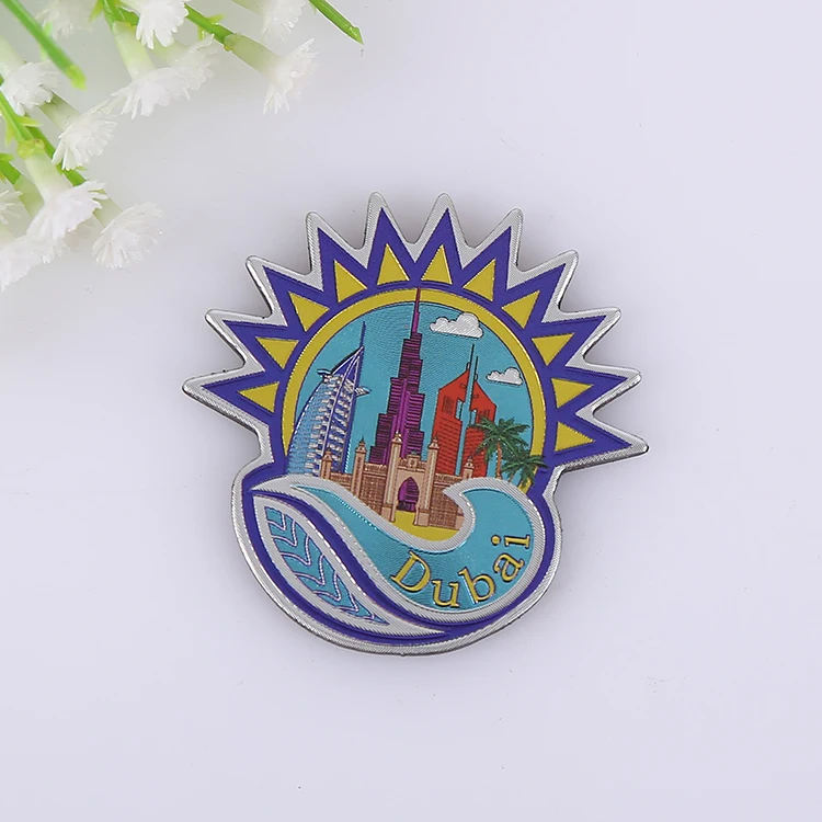 
Colorful Unique Design Souvenir Rectangle Fridge Magnet 