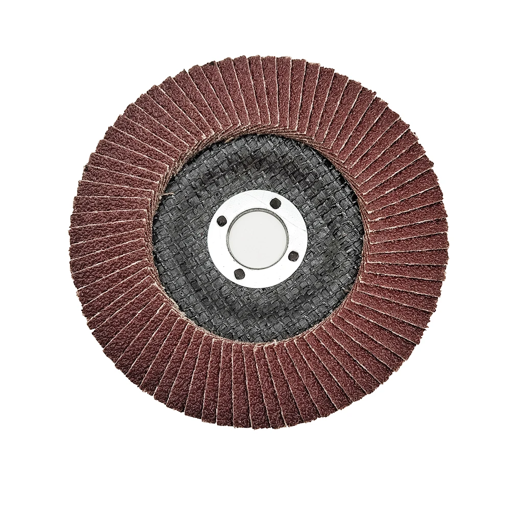 Flap Disc 115mm Flap Wheels Aluminum and Ceramic Material Polishing Disc with Iron Backing